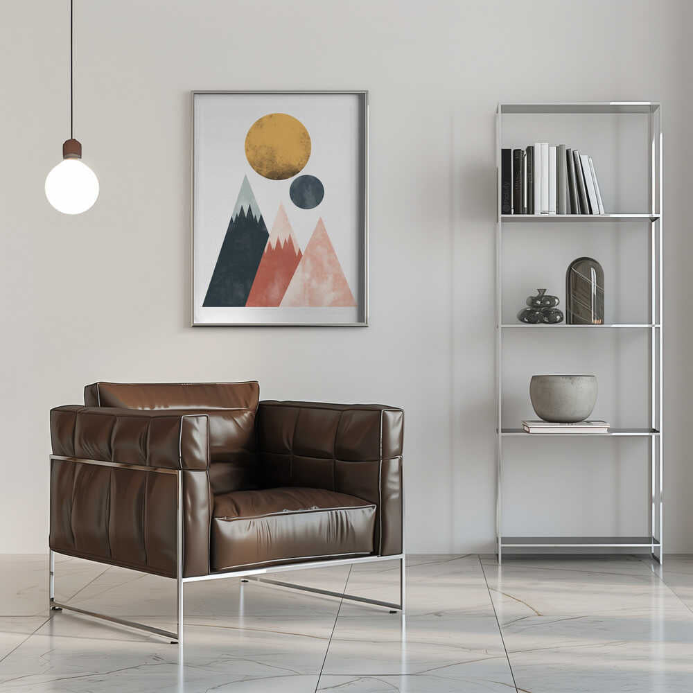 Wall art Two Moons