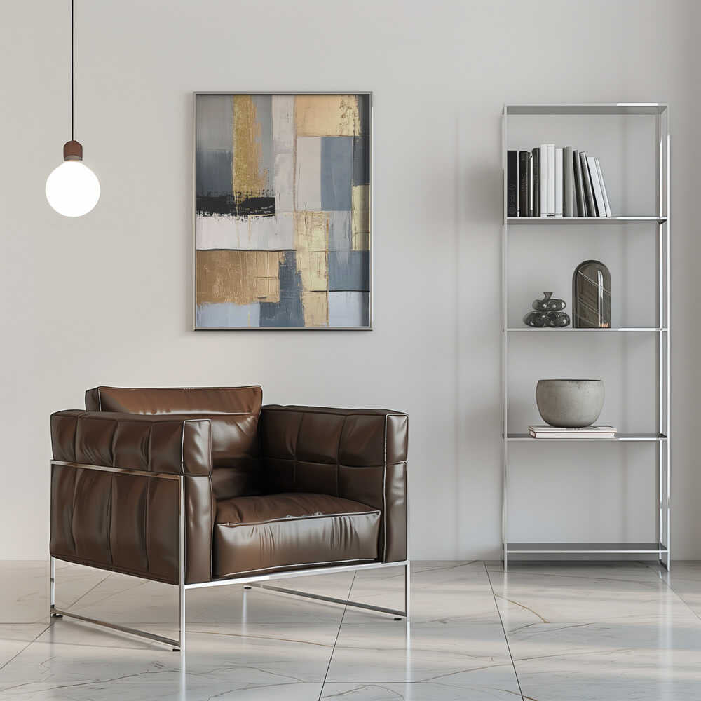 Wall art Golden Greys 1