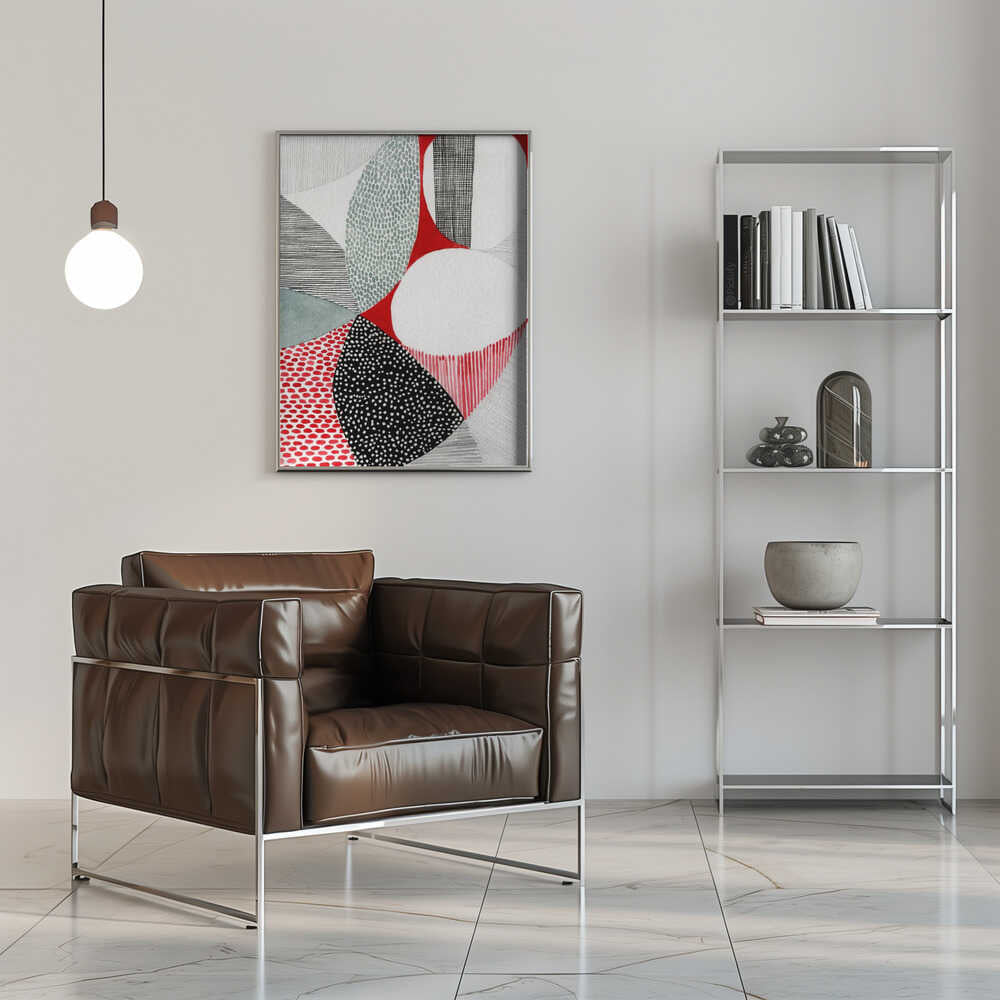 Wall art Geometric Patterns And Vivid Colors