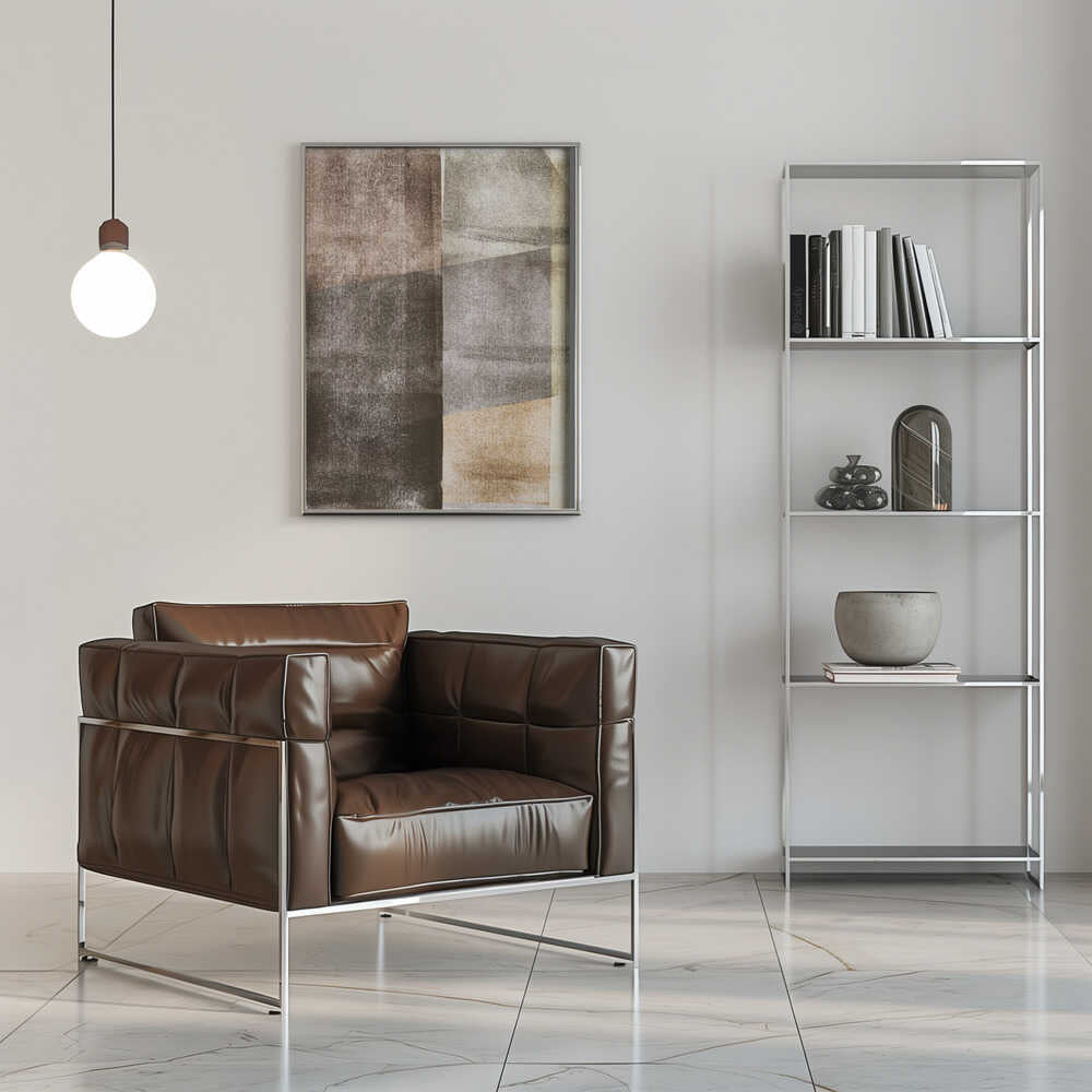 Wall art Earth Tones Texture Shapes