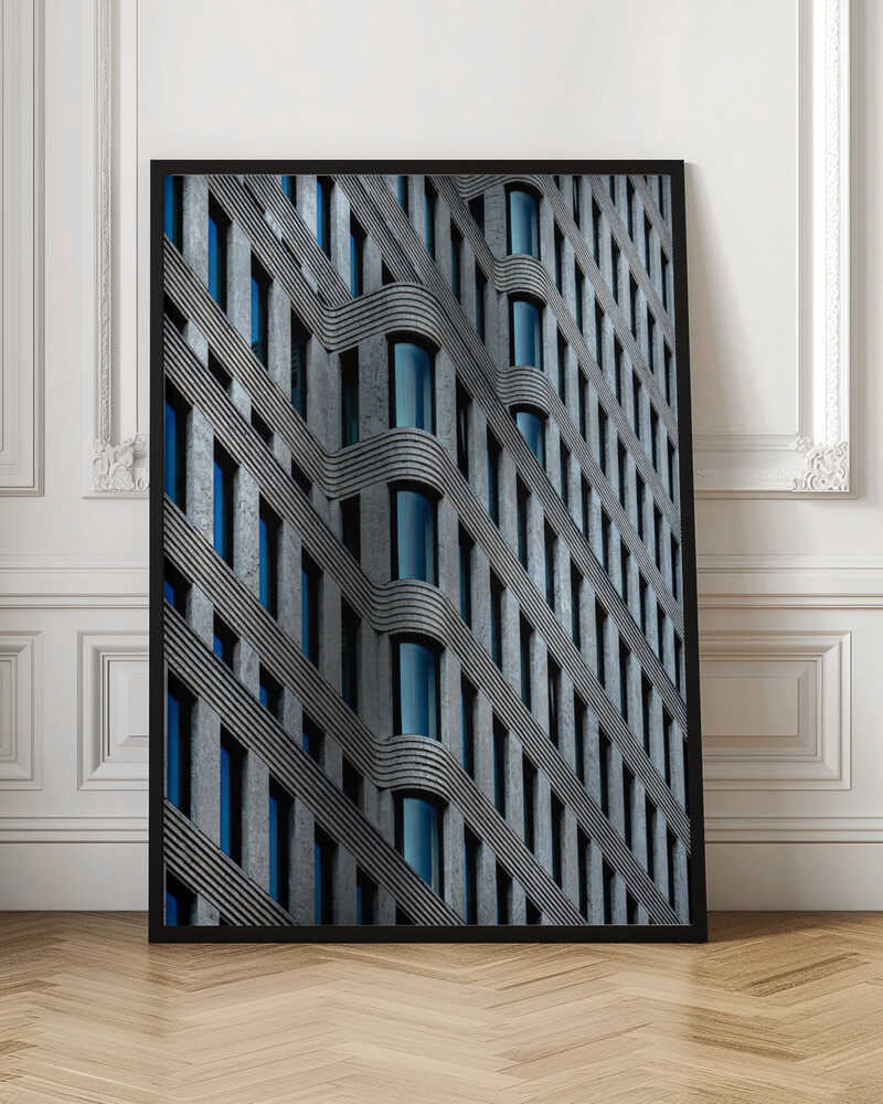 Wall art curvaceous facade