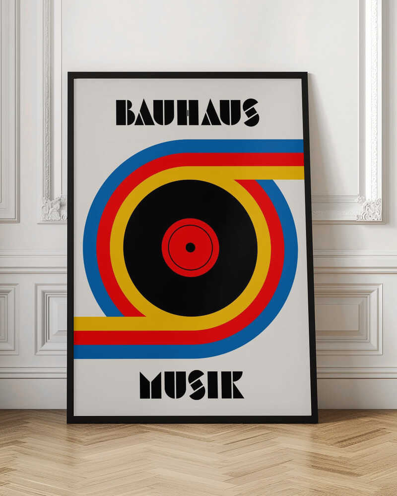 Wall art Bauhaus Musik Vinyl