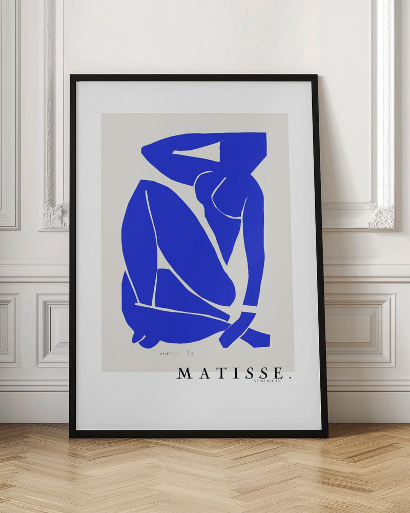 Wall art Nudo Blu III 1952 Boarder