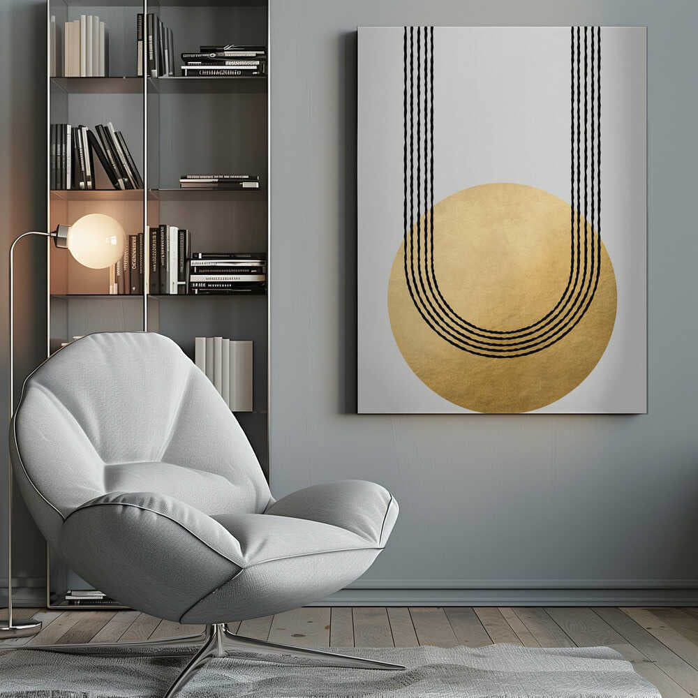 Wall art Gold balance