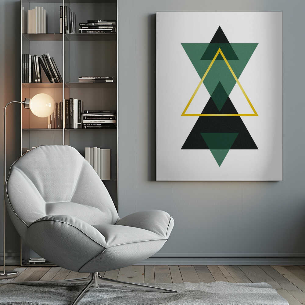 Wall art Minimal Triangle Collection #3