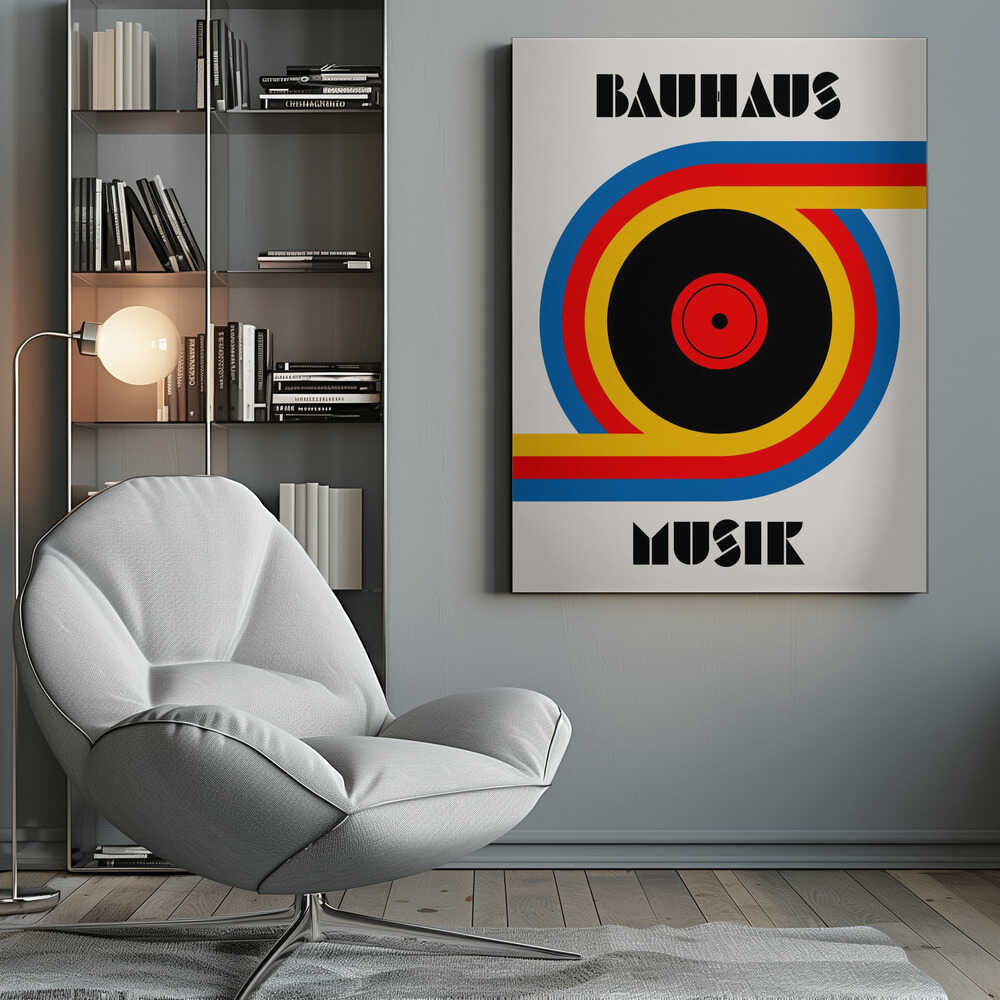 Wall art Bauhaus Musik Vinyl