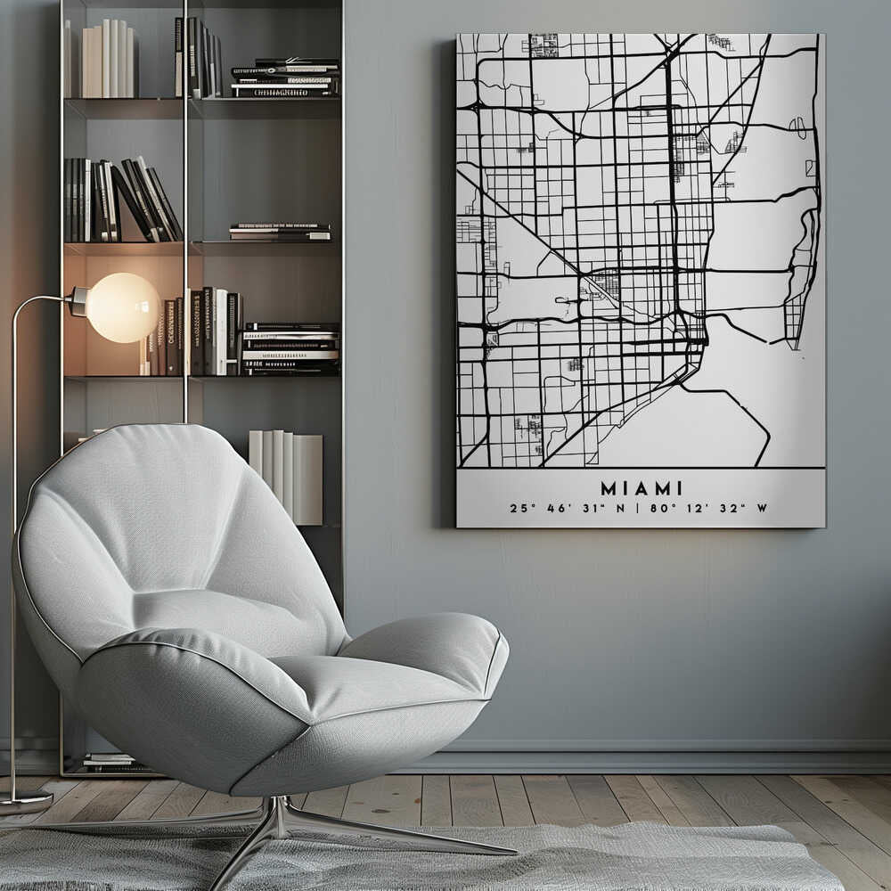 Wall art Black Maps 53