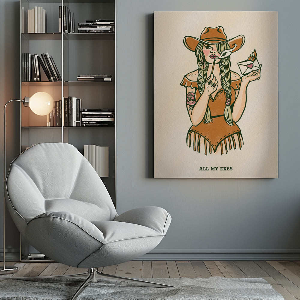  All My Exes 2 Wall Artwork 0
