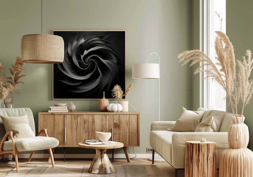 Wall art Bw Geo 22