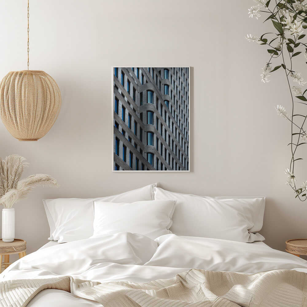 Wall art curvaceous facade