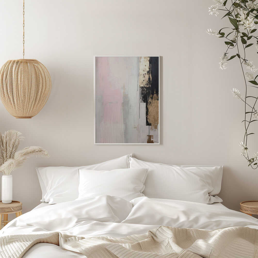Wall art Pink abstraction