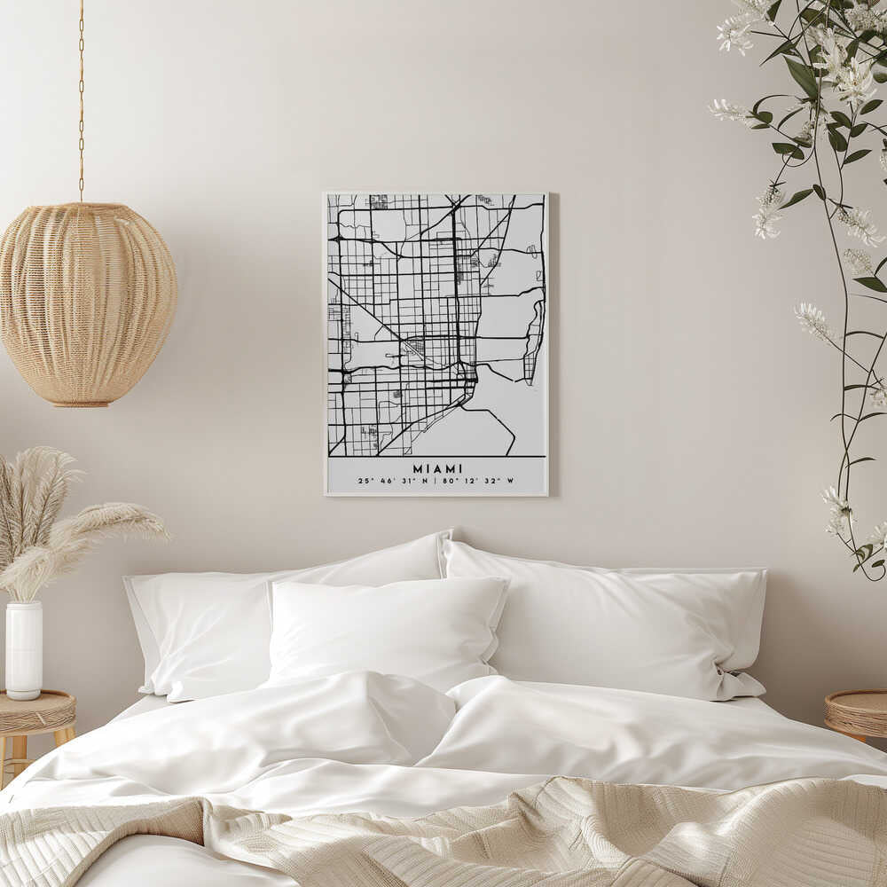 Wall art Black Maps 53