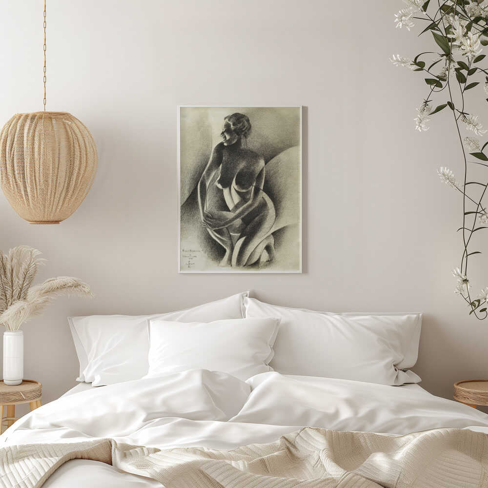 Wall art Cubist Style Nude Figure