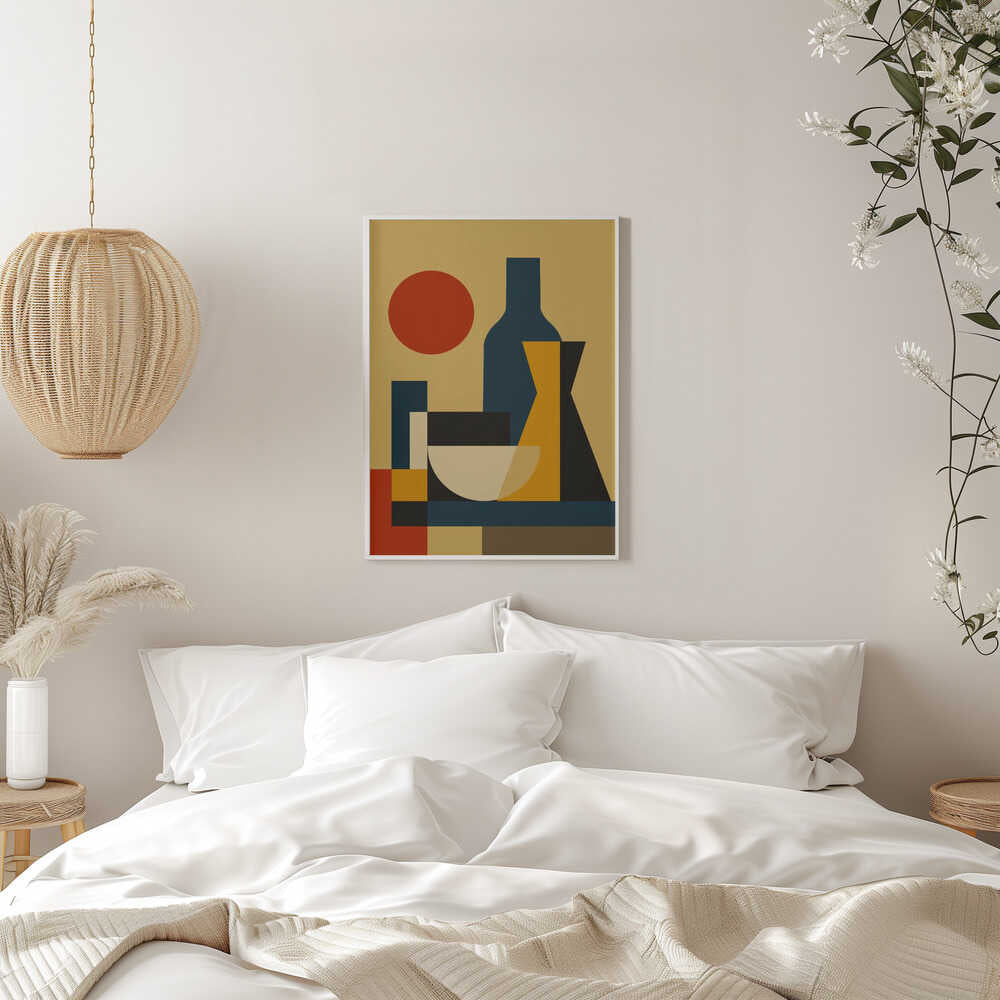 Wall art Geometric Still Life Composition 02