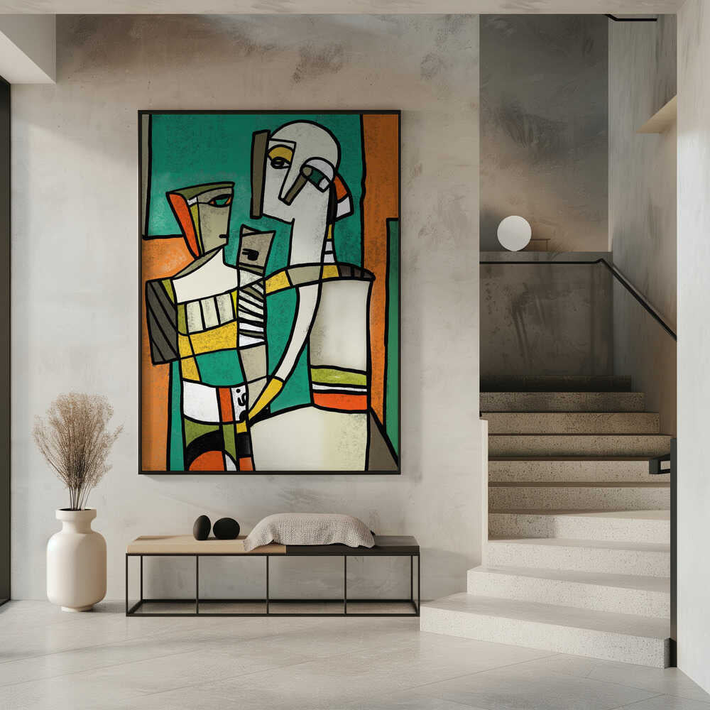 Wall art Abstract Figures Dance