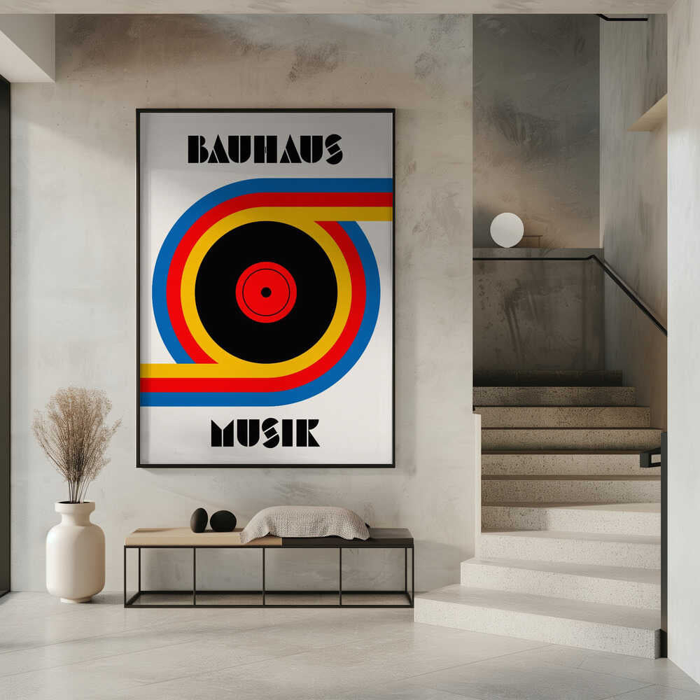 Wall art Bauhaus Musik Vinyl