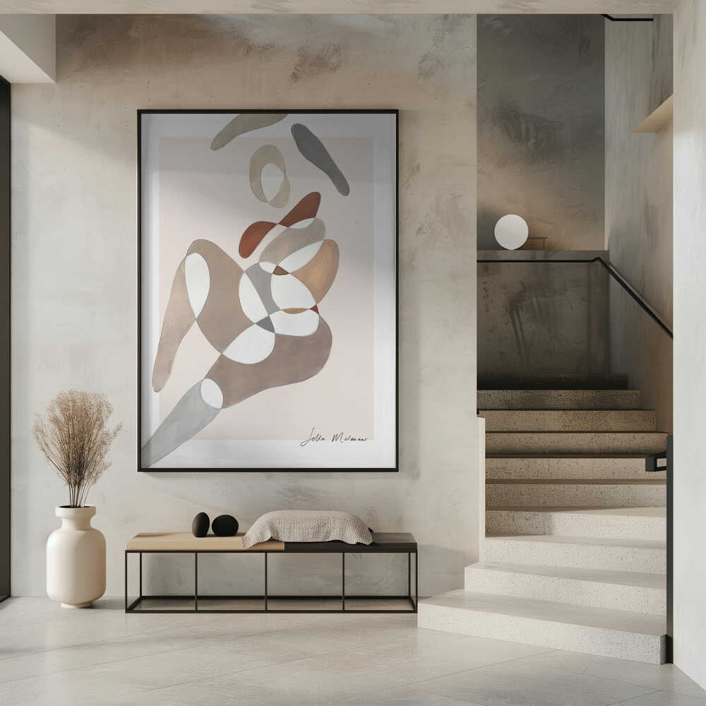 Wall art Flowing Silhouettes