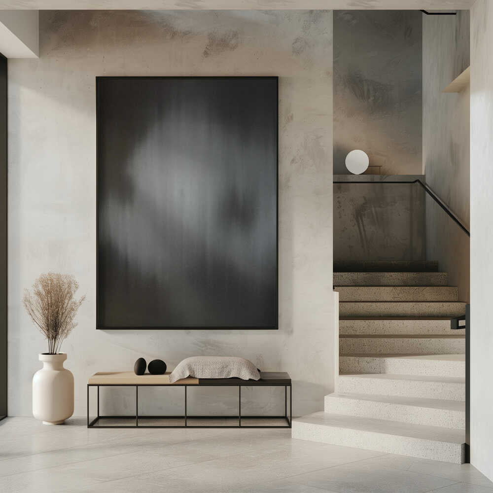 Wall art Of Otherworldly Terrain                    Oil On Canvas
