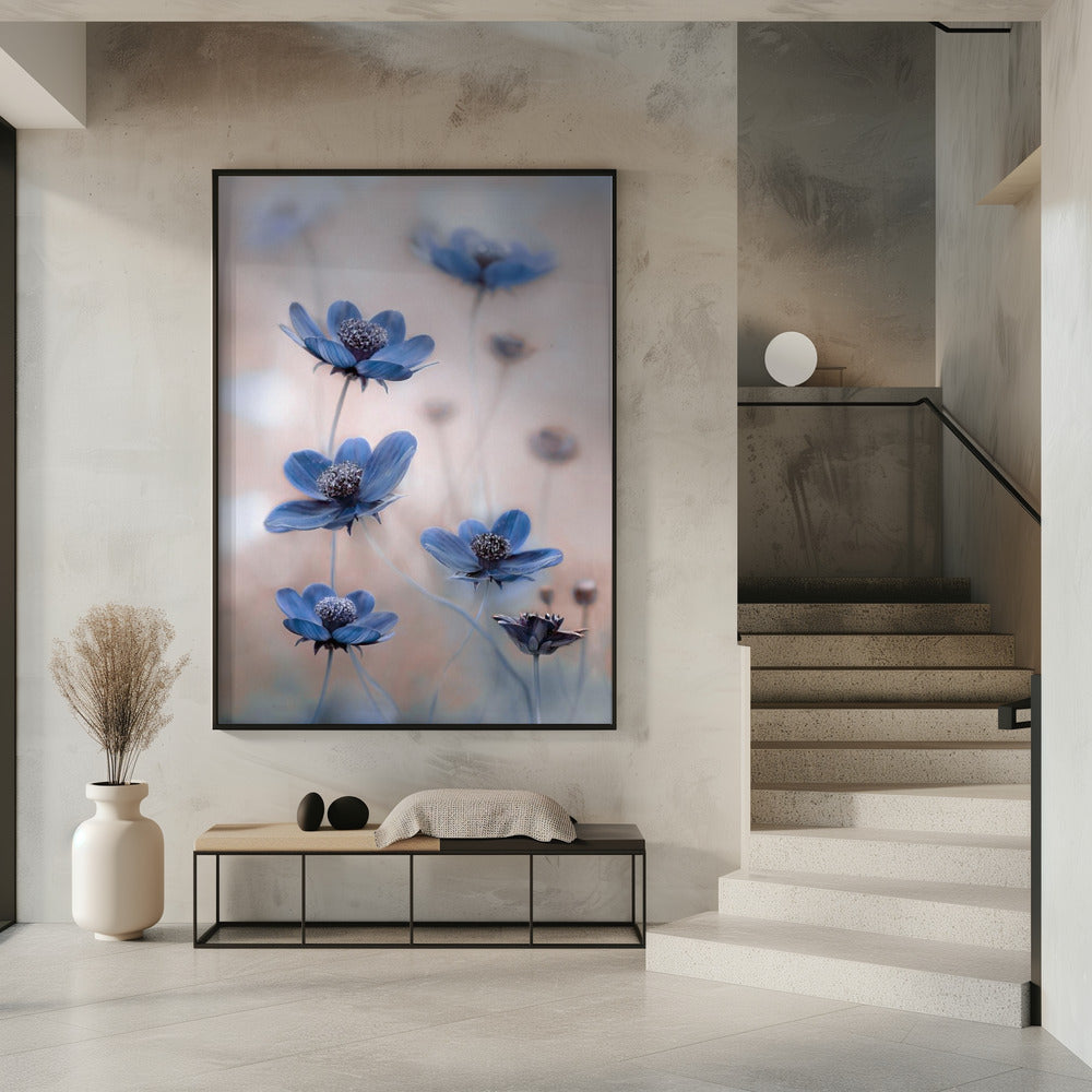  Cosmos blue Wall Artwork 0