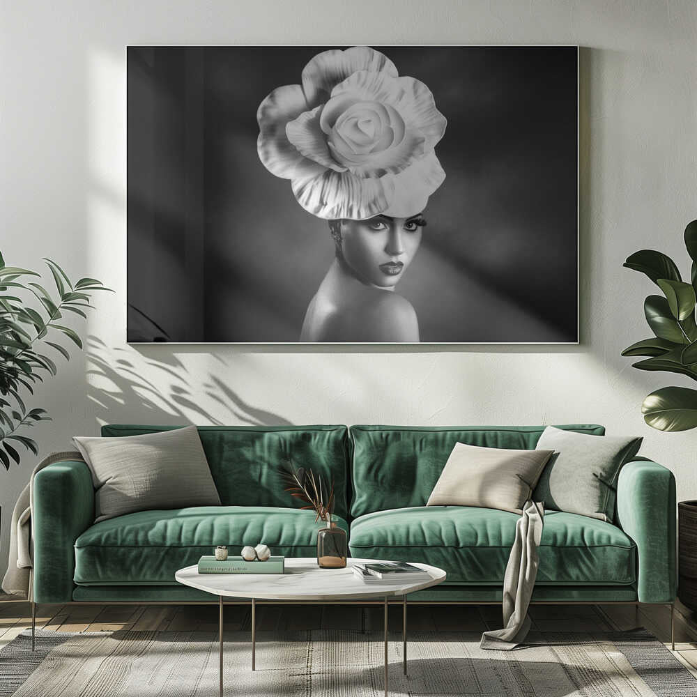 Wall art Queen of flowers 3