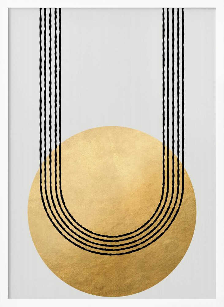 Wall art Gold balance