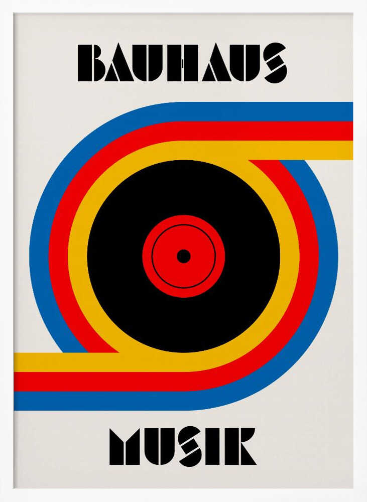 Wall art Bauhaus Musik Vinyl