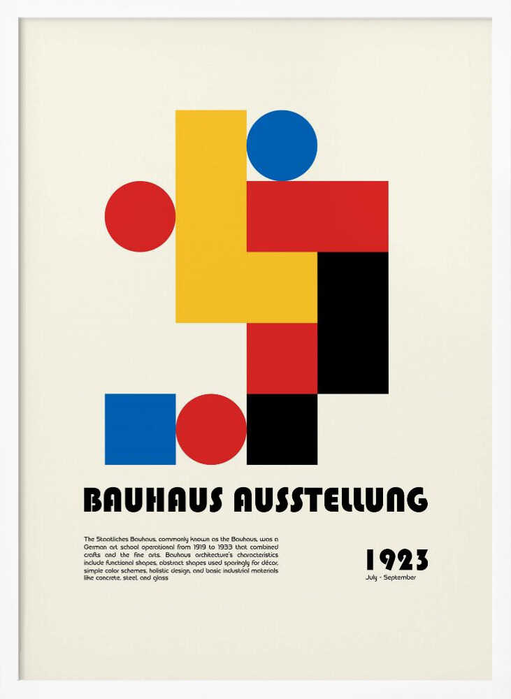 Wall art Bauhaus Ausstellung