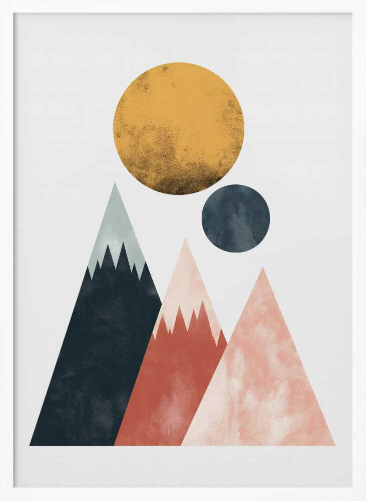 Wall art Two Moons