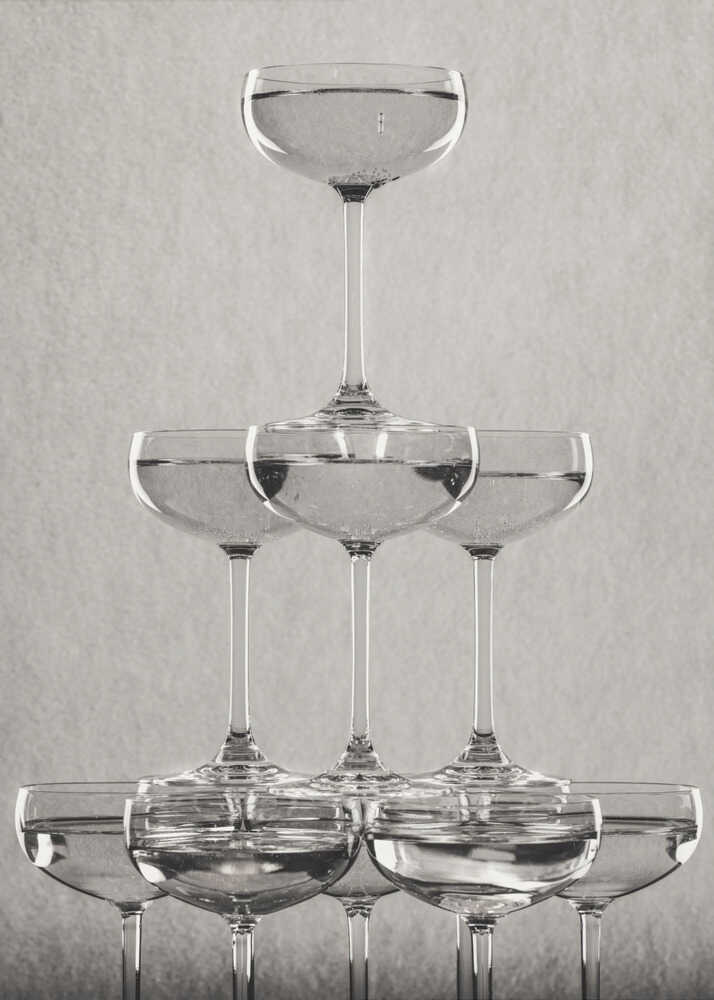 Wall art Champagne tower_9