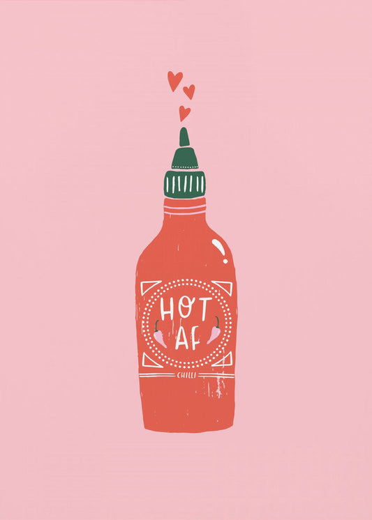  Hot Af Wall Artwork In Black Floating Frame