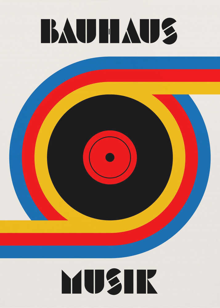 Wall art Bauhaus Musik Vinyl