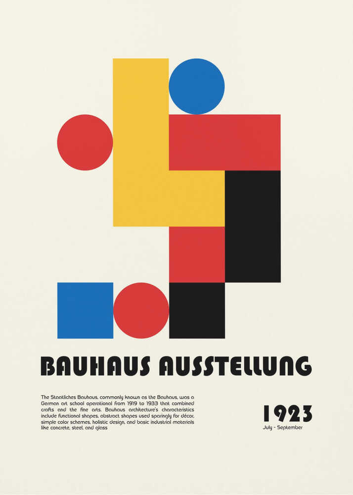 Wall art Bauhaus Ausstellung