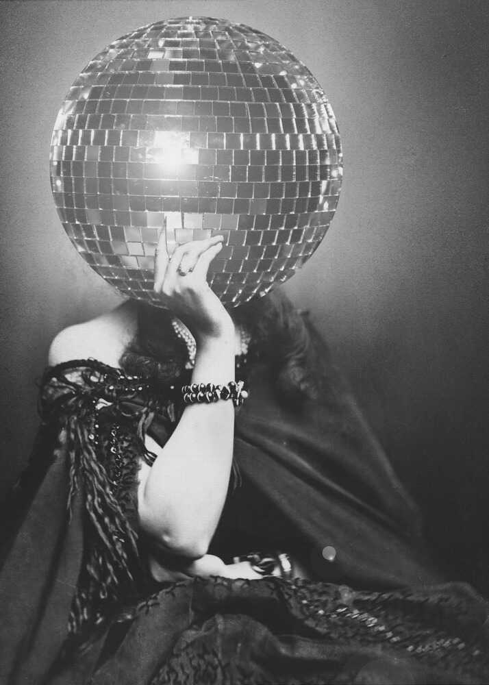Wall art DISCO VINTAGE WOMAN