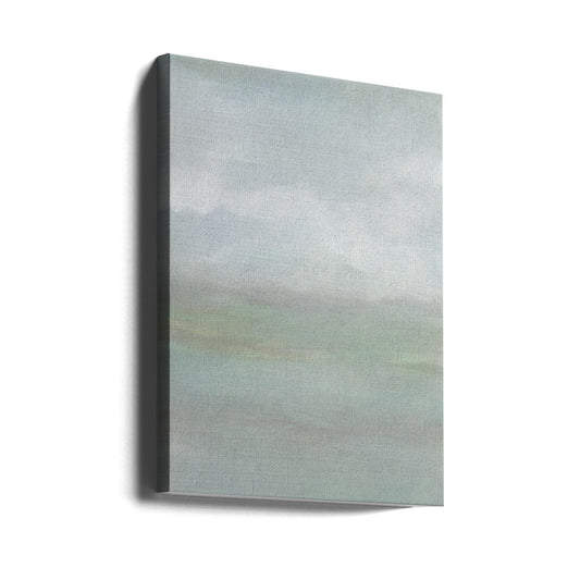 Rough Seas Oil Panel  5 by cartissi — gallery-wrapped canvas angled view