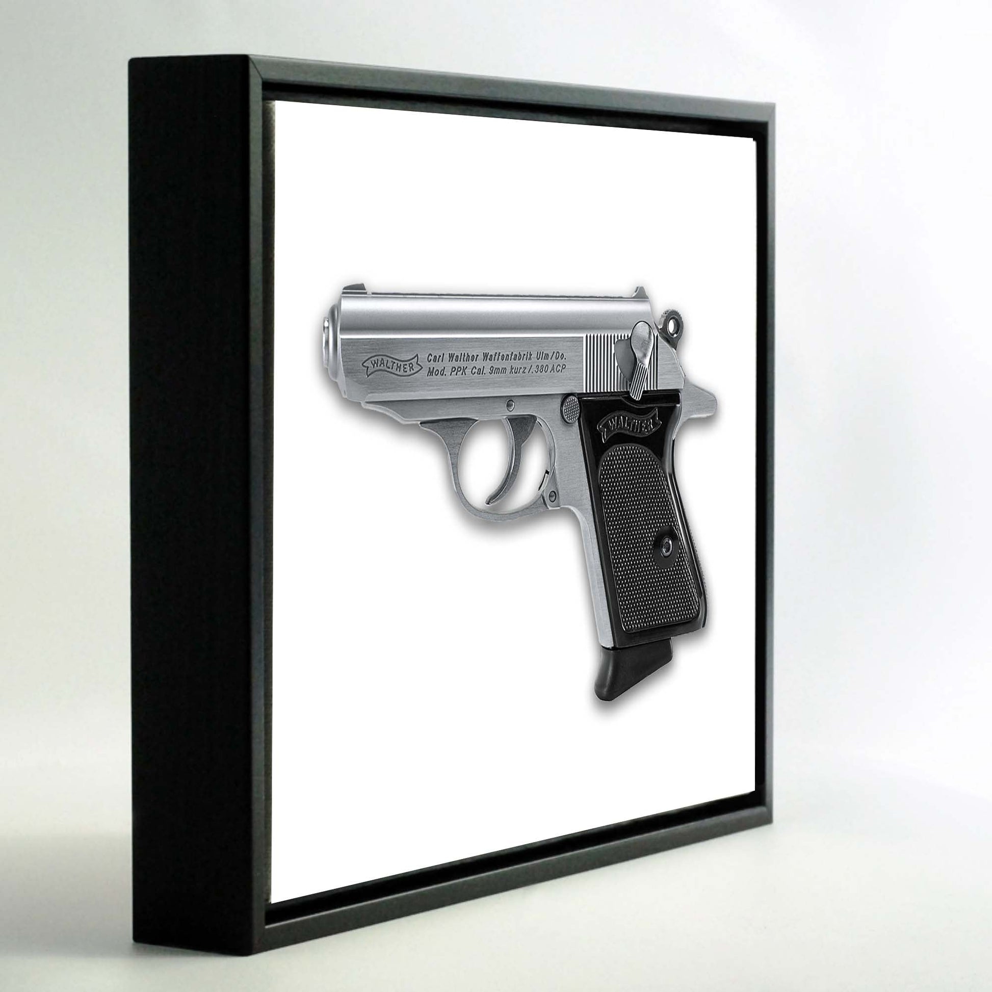 Wall art museum quality canvas art prints for home decoration  at GTA ART, the photo shows a Mini Framed gun 
