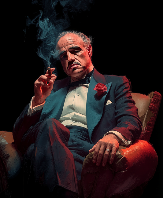 The Godfather "Vito Corleone" Wall Art 16in x 20in Canvas Print
