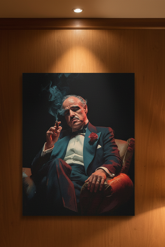 The Godfather "Vito Corleone" Wall Art 16in x 20in Canvas Print