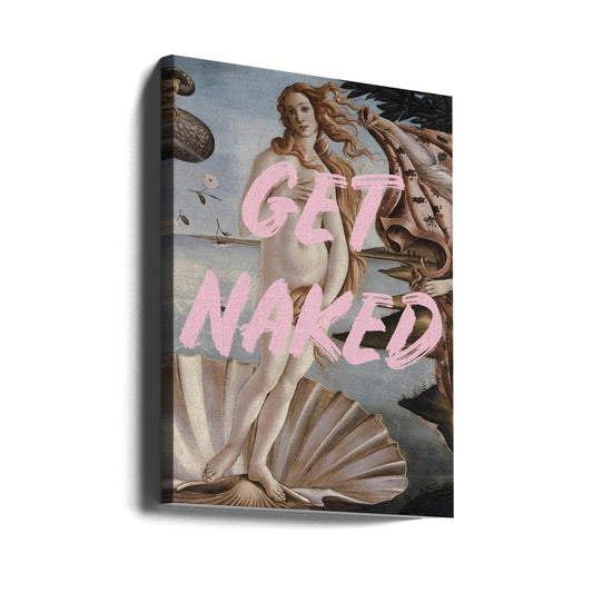 Venus get naked by Grace Digital Art Co — gallery-wrapped canvas angled view